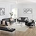 Modway Loft living-room-furniture-sets, Silver Black