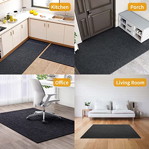 image for Zcctd 90 * 120cm Office Chair Mat for Hardwood Floors with Anti Slip L