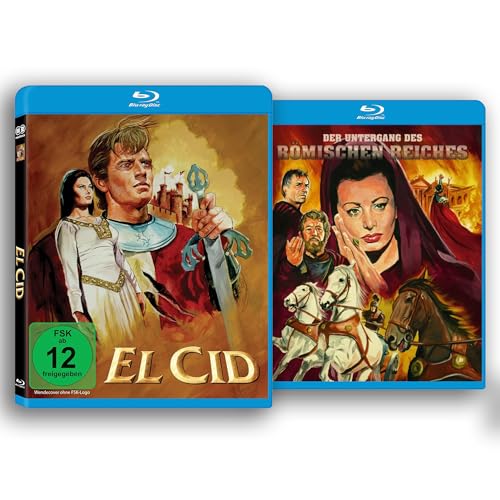 EL CID / DER UNTERGANG DES RÖMISCHEN REICHES - Monumental-Klassiker (2 Blu-ray-Set) - Mehr Infos/Bestellen