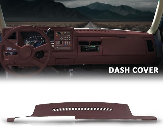 GRAND ORANGE TPE Molded Dash Cover Compatible with 1992-1994 Chevy Blazer /1988-1994 Chevy & GMC C1500,C2500,C3500 /1992-1994 Chevy C1500,2500,3500 Suburban /1988-1994 Chevy&GMC K1500,K2500,K3500