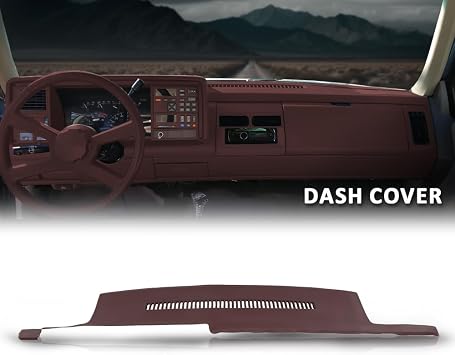 GRAND ORANGE TPE Molded Dash Cover Compatible with 1992-1994 Chevy Blazer /1988-1994 Chevy & GMC C1500,C2500,C3500 /1992-1994 Chevy C1500,2500,3500 Suburban /1988-1994 Chevy&GMC K1500,K2500,K3500