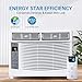 Window Air Conditioner WiFi 6000 BTU, Smart Window AC Unit with Remote/APP Control, Energy Saving, Easy Install Kit, Cools Up to 250 Square Feet for Home Places Bedroom Living Room