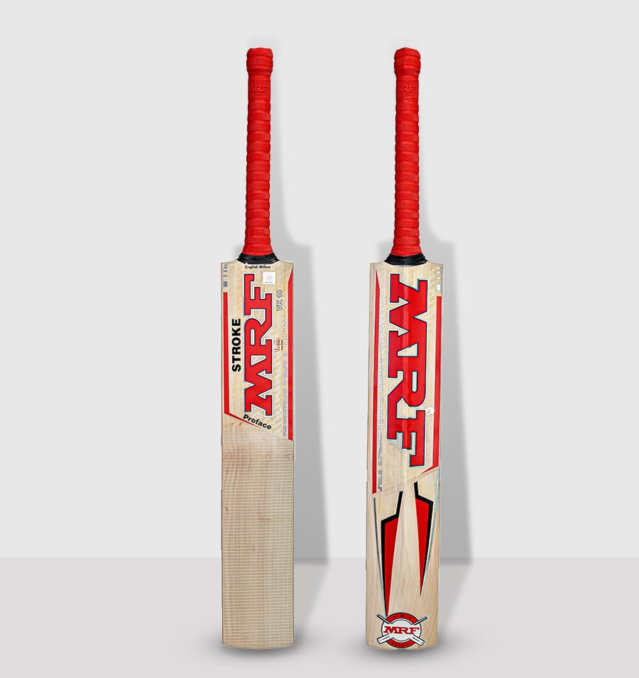 AASHRAY MRF VK-18 Stroke English Willow Cricket Bat, Hand Picked, Full Profile, Optimum Balance, Thick Edges, Rounded Sarawak Combination Cane Handle (SH-Full Size) (B0D9TNGRVJ) Amazon Price History, Amazon Price Tracker