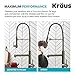 KRAUS Artec Pro (1 st Gen) Commercial Style Pre-Rinse Single Handle Kitchen Faucet (No Pull Down) with Pot Filler in Spot Free Stainless Steel, KPF-1603SFS