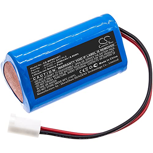 DCH 2400mAh BAT-PLS Battery Replacement for Monarch Pocket LED Stroboscope 6280-074