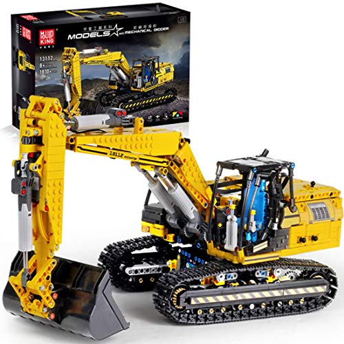 Technic Bausteine Bagger 1830 Teile 2.4G 4CH RC Bagger Bausteine mit Motoren Konstruktionsspielzeug Kompatibel mit Lego – Bild 3