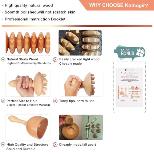 Komogir 5-in-1 Wood Therapy Kit