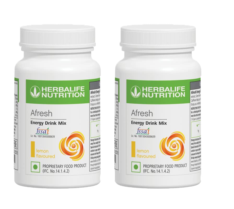 Herbalife Afresh Energy Drink Lemon Flavour For Weight Loss Energy