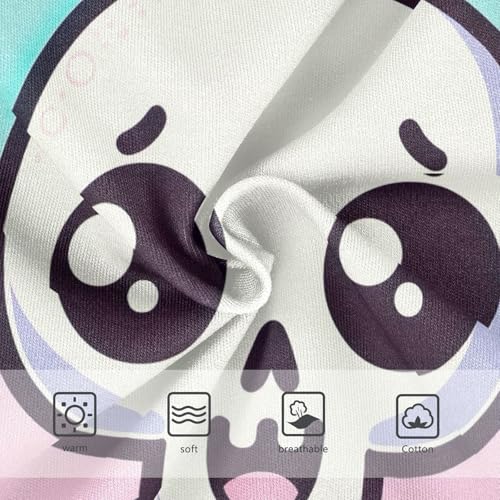 Toddler Girl Briefs, Cute Cartoon Jolly Roger Girls Underwear Cotton, 2T–8 Years3