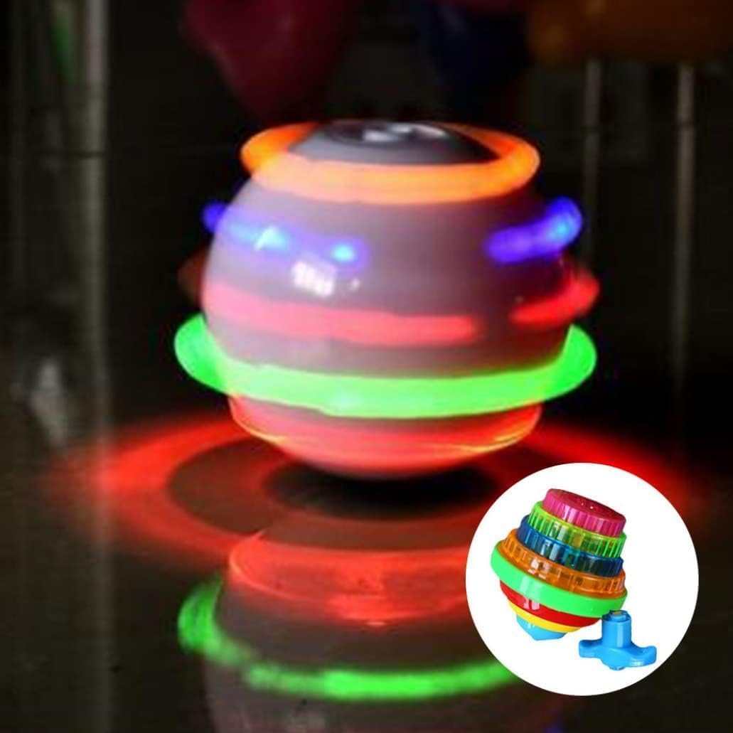 Multicolour Spinning Top Light up Flashing Spinning Tops Gyroscope with Light up Top Spinner Light Up Spinning Top for Gift - Image 3
