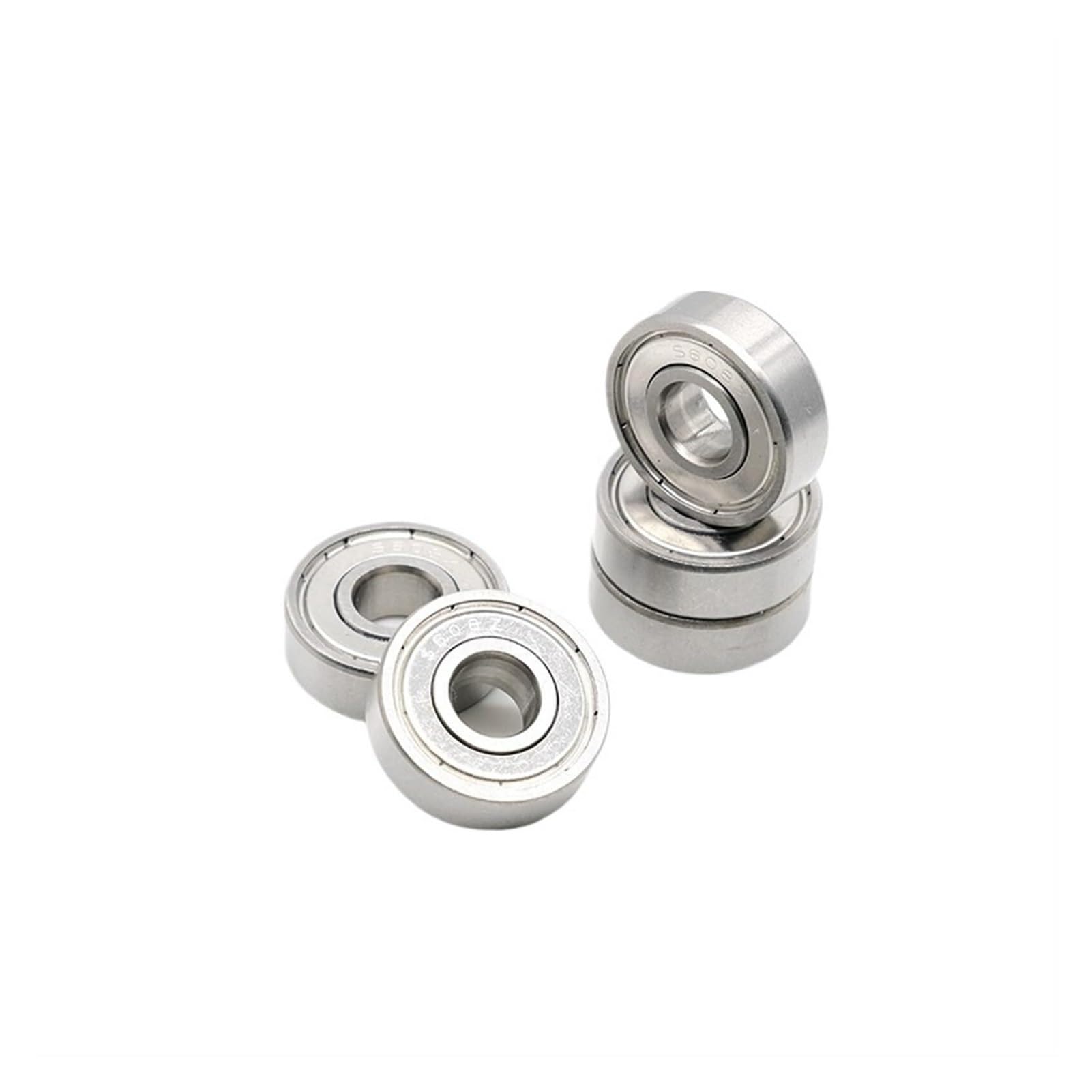 Rodamientos de Bolas, Rodamiento rígido de bolas 8 Uds S608ZZ rodamiento de bolas de acero inoxidable 608zz ABEC-9 8x22x7mm rodamiento de patines 608