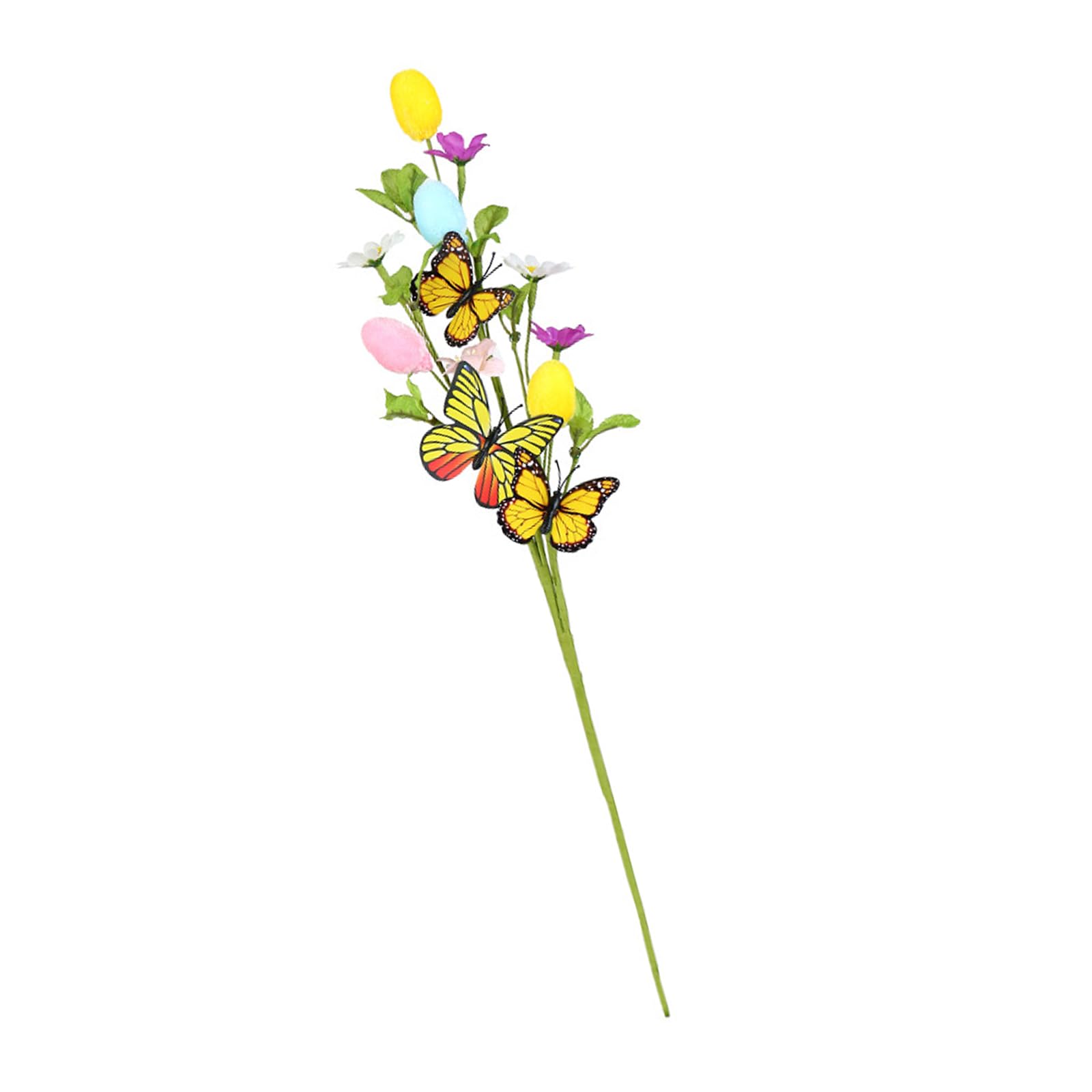 OSNIYAW Table Decoration, Artificial Easter Stem, Butterfly Eggs, Branch, Bouquet, Floral Arrangement, Festival, Celebration, Home Accessories