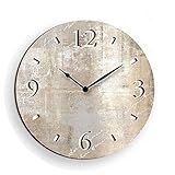Photo Gallery lupia - orologio da parete lavorato in legno cm 32x32 memory brown Photo Gallery lupia - orologio da parete lavorato in legno cm 32x32 memory brown