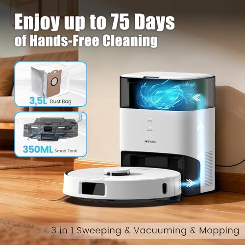 Robot Vacuum with Self-Emptying Station