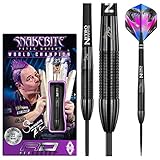 RED DRAGON Peter Wright Snakebite 3: 22g Tungsten Darts mit Flights und Schäfte