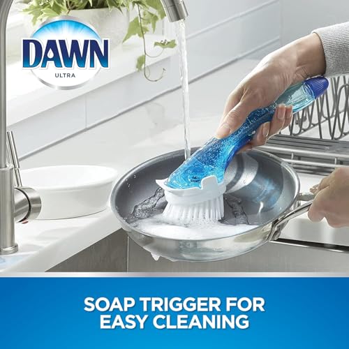 Image of Soap Dispensing Dish Brush for Dawn Trigger Disign Kitchen