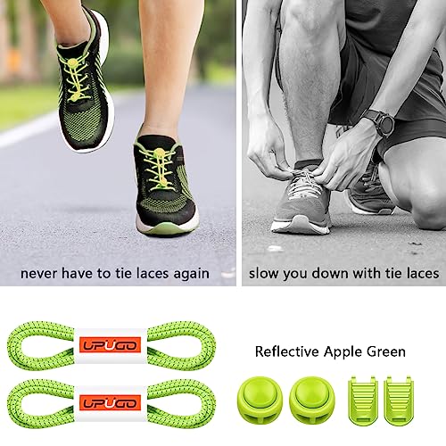 Image of UpUGo Elastic Shoe Laces, No Tie Shoe Laces Tieless for Kids, Adults, Elderly, One Size Fit All