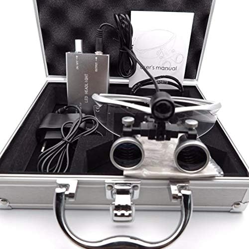 Image of K D Surgical LED Dental Loupes Lamp with Head Light & Battery (Magnification: 3.5 X4.20mm)