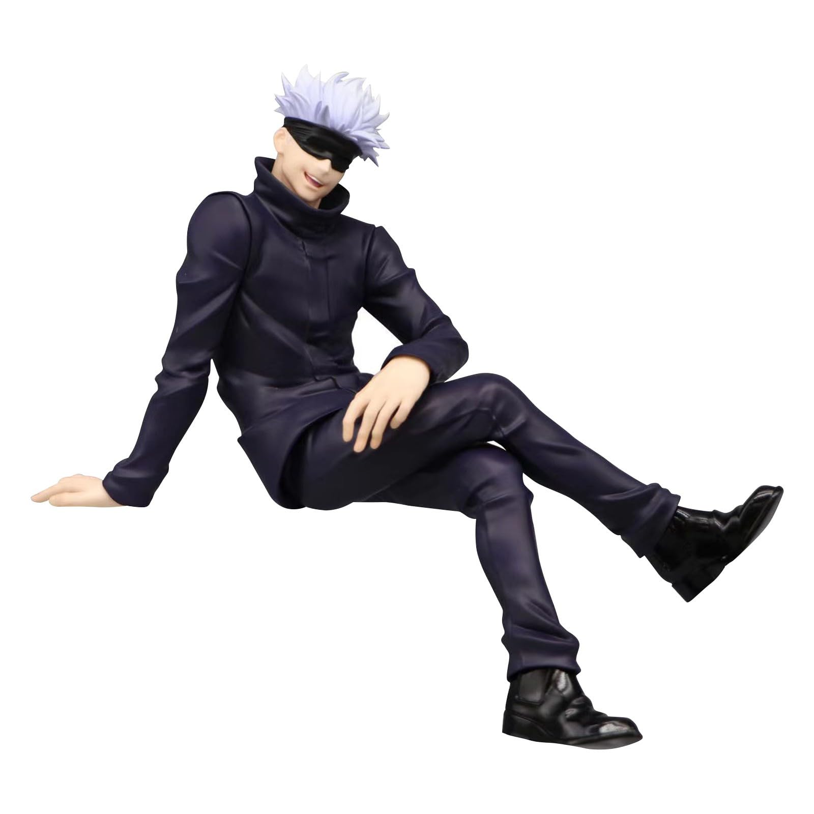 Jujutsu Kaisen Figures Anime Gojo Satoru Figure Battle Figure Blindfolded Figure Statue Toys PVC Figures Desktop Ornaments for Fans Festive Gifts, No Box