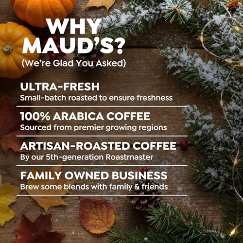 Image of Maud's Holiday & Fall Flavored Coffee Pods Variety Pack Bundle, 48ct