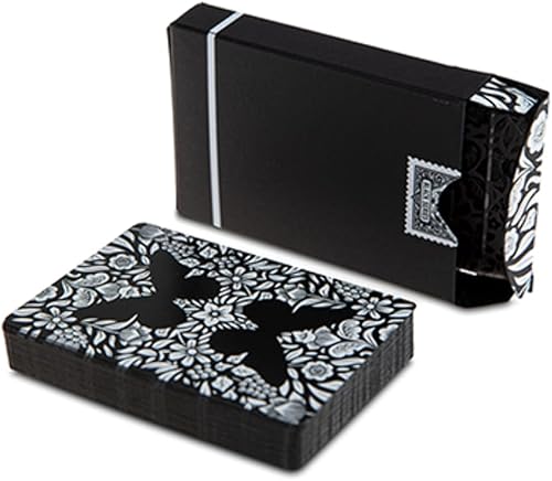 Miniatura 5 de Murphy's Magic Supplies, Inc. Ondrej Psenicka - Naipes de mariposa de edición limitada marcados (negro y blanco)