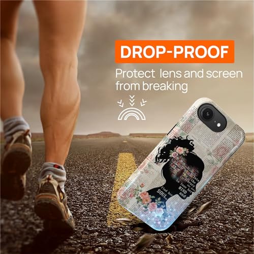 Coque iPhone 16E protectrice au design livre pour lire en toute sérénité