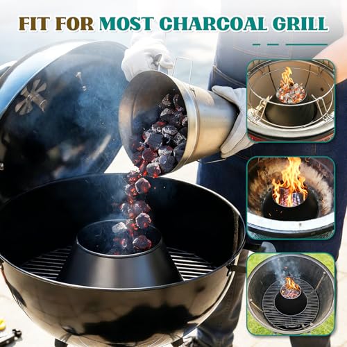 BBQ Whirlpool para Weber Kettle 18-26,75 pulgadas miniatura 3