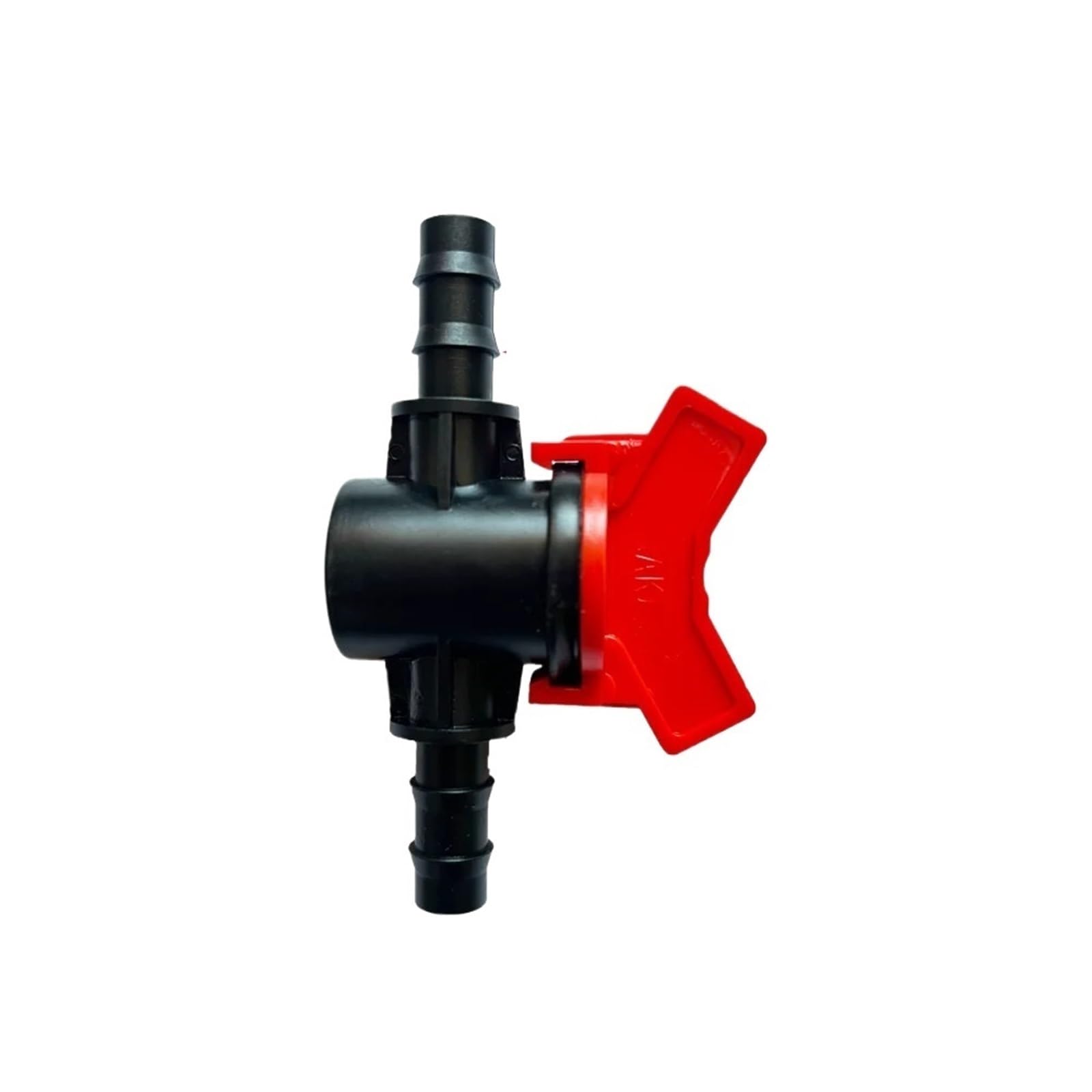 TAZYYZUU 2Pcs Barbed Ball Valve In-Line Shut-Off Switch with Hose Barb Connector for Drip Irrigation Aquarium Garden(10mm 2pcs)
