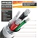 2m Premium Cable MicroUSB a USB de alta velocidad - Nylon trenzado...