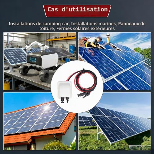 Passe-cable etanche pour stopper les infiltrations d'eau du toit solaire - 7