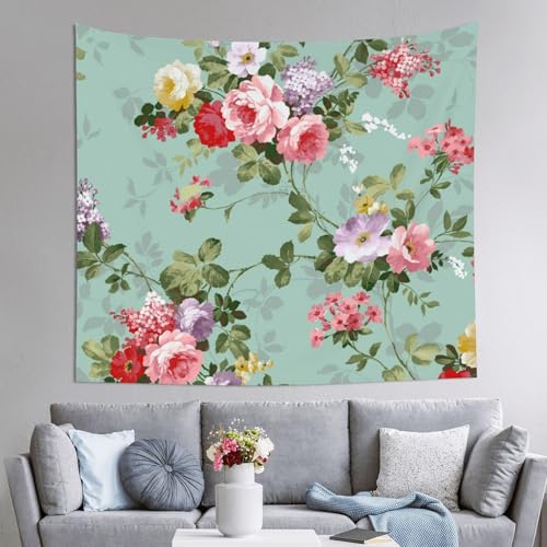 Tapisserie murale esthétique fleurie YFSGDLBN pour habiller un mur vide sans peinture