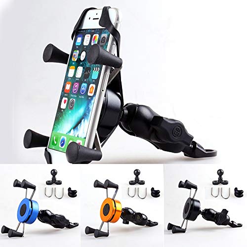 Soporte del teléfono móvil En forma de X Teléfono móvil del soporte de la motocicleta eléctrico de tres ruedas del vehículo de manillar Soporte soporte for teléfono accesorios de la motocicleta