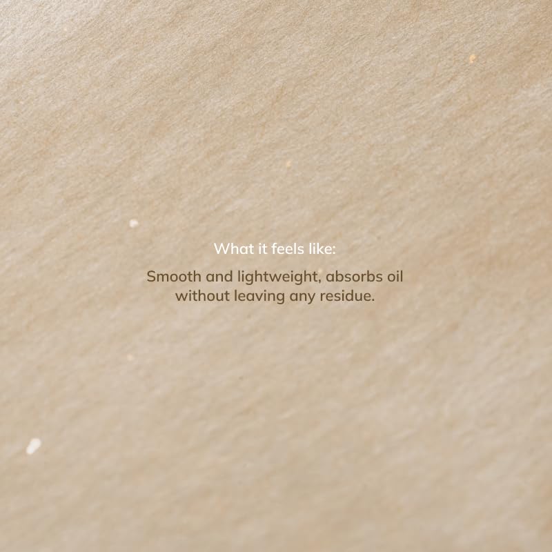 Image of ILEM JAPAN Blotting paper Infused with Gold flakes & naturally sourced plant pulp | 50 Facial oil control sheets