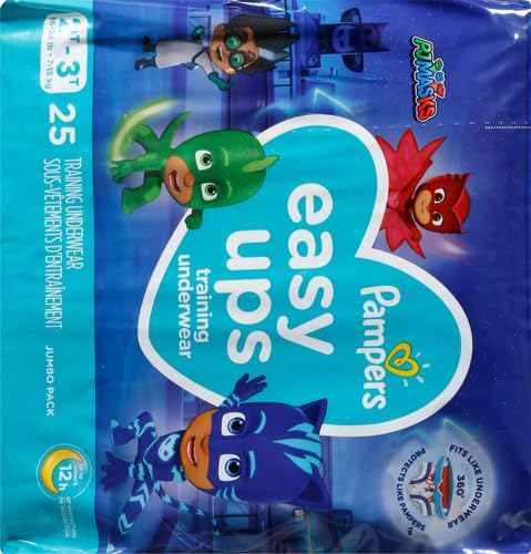 Image of Pampers Training Pants - Easy Ups Boys & Girls Bluey - Size 2T-3T, Children's Potty Underwear (Packaging May Vary), 25 Count, (Pack of 3)