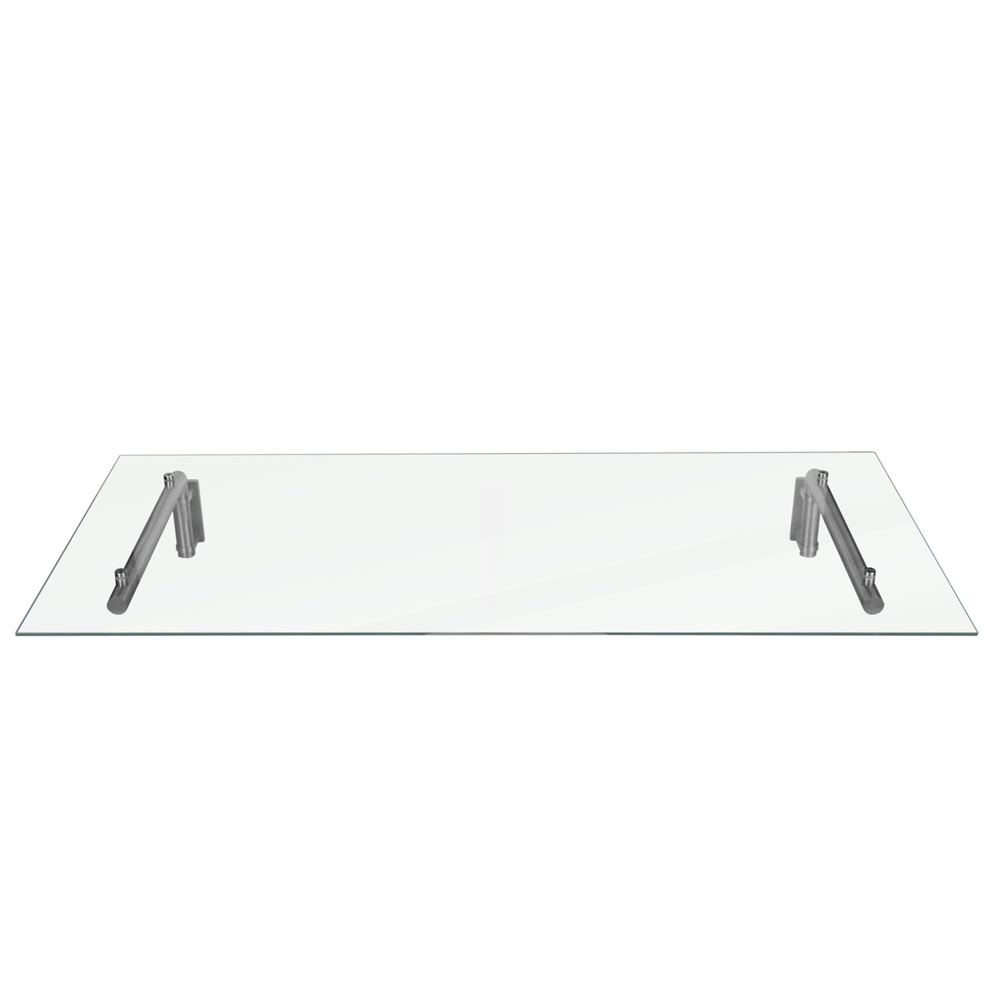 Monstershop Glasvordach Vordächer Vordach Haustürüberdachung Canopy aus Glas 144cm B x 80cm T