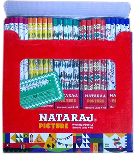 Nataraj Pencils - Jumbo Pack of 100 Writing Bonded Lead Pencils (HB)