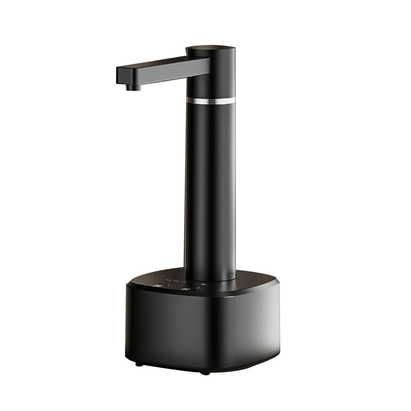 JzcsdkSIL Bucket Table Dualpurpose Electric Water Dispenser Multifunctional Water Pressure Device Rechargeable Water for Home Water Dispenser, Black