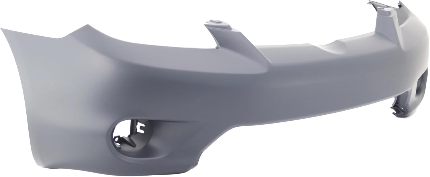 FitParts Compatible With Front Bumper Cover 2005 2006 2007 2008 Toyota Matrix XR XRS Wagon. New, Primed. W/Fog Light Holes. W/o Parking Aid Sensor Holes. TO1000294