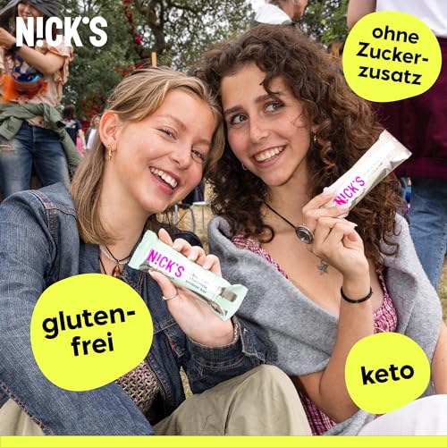 N!CK'S Protein Riegel Haselnuss Nougat Schokolade 12x50g – Ansicht 4