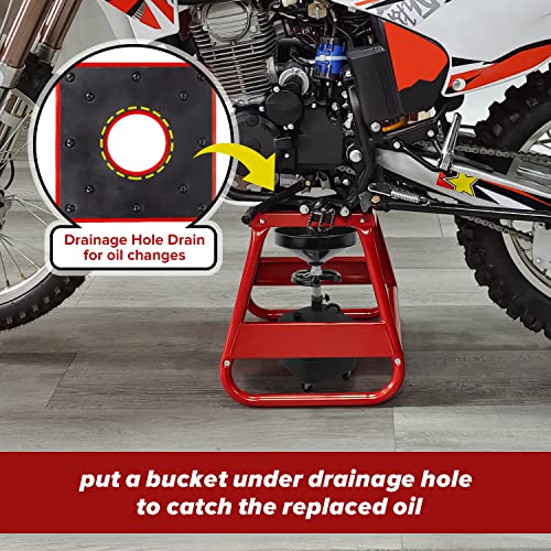 Apextreme Motorcycle Lift Stand Panel Stand Dirt Bike Moto Removable For Most Motorcycles #TOP4