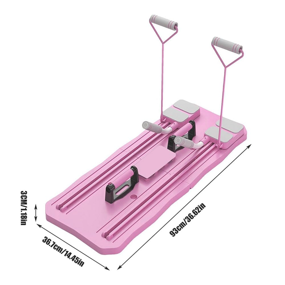 Réformateur de pilates compact, pliable pour entraînement à la maison, machine de pilates portable, planche d'exercice multifonctionnelle pour la maison, équipement de pilates à domicile