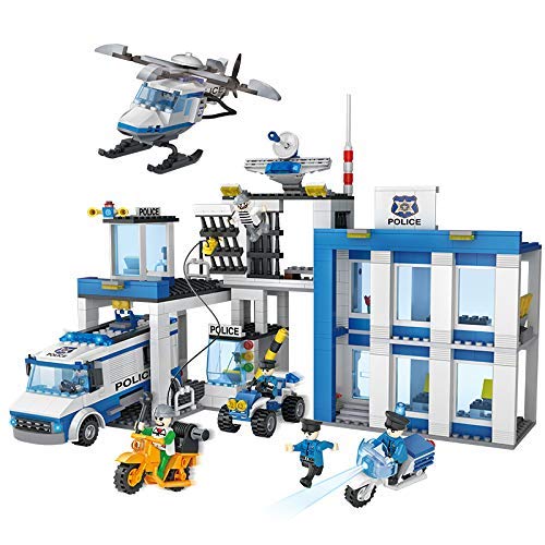 Fully assembled COGO City Police Construction Block Set 4156