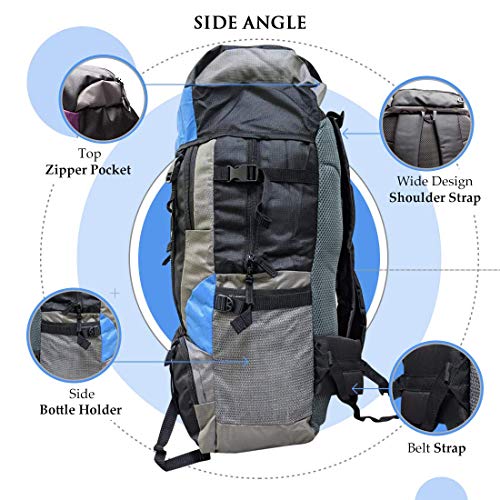 mufubu Presents Campsack Rucksack/Camping/Trekking/Hiking Internal Frame Backpack for Outdoor Sports - Image 4