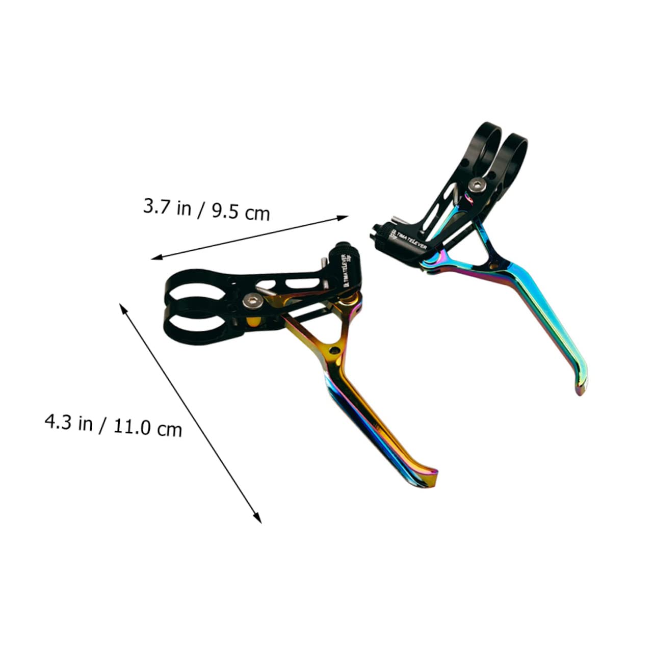 Toyvian 1paio Leva Freno Per Bicicletta Alluminio Leggero Sostituzione Per Manubri Design Accessorio Per Bici Da Corsa e Mountain Bike