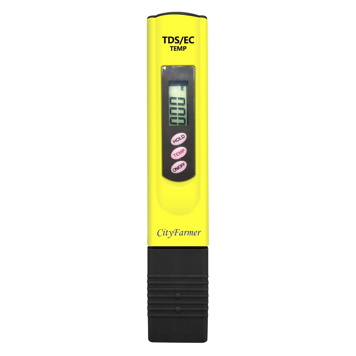 CityFarmer TDS Meter, Water Quality Tester, Accurate and Reliable, Hydroponic Nutrient Meter, Household Drinking Water, Pool, Aquarium Water, Comes with Carrying case, 0-9999ppm.