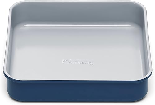 Miniatura 9 de Caraway Sartén cuadrada de cerámica antiadherente de 9 pulgadas, revestimiento de cerámica naturalmente resbaladizo, no tóxico, libre de PTFE ni