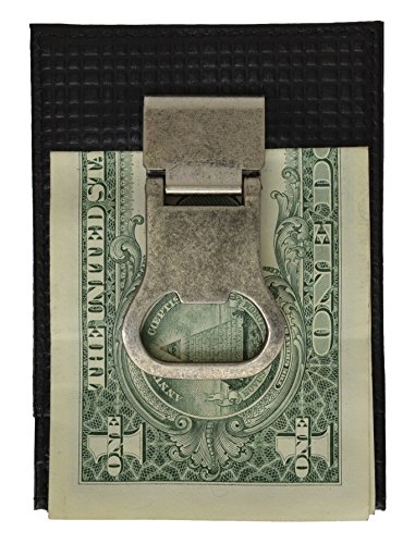MARSHAL Genuine Leather Money Clip Front Pocket Wallet with Bottle Opener3
