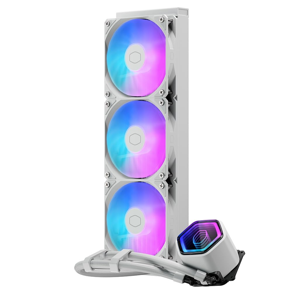 Amazon | Cooler Master MasterLiquid Core II 360 White ARGB X6G2