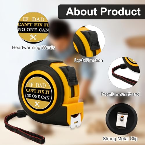 Cinta métrica retráctil QONCV 25ft con botón de bloqueo miniatura 4