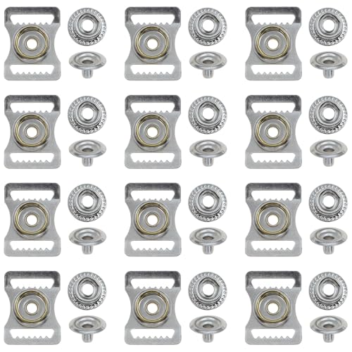 safycaby 12 Pack Sports Helmet Buckle Football Helmet Repair Kit Sport Helmet Buckle Replacement for Football Baseball Football Hockey
